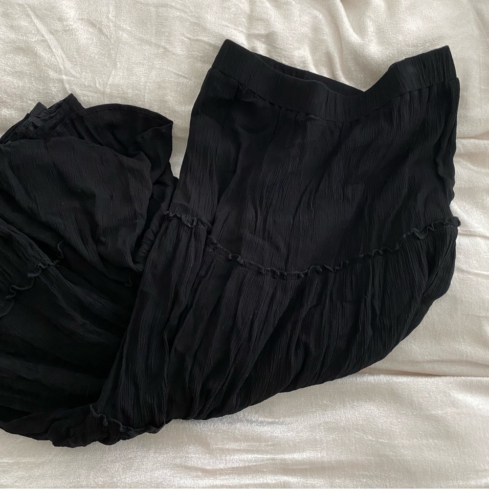 ❌SOLD❌ NWOT Princess Polly Black MIRIAH MAXI SKIRT BLACK Size 6